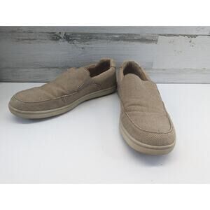 Men's Born Casual Slip On Loafers Shoes Size 9 US 42 EU Canvas Leather